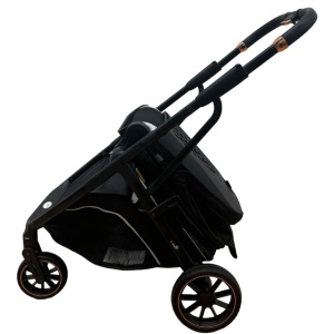 Carucior reversibil pliabil, cu husa picioare, 0-36 luni, C7 Verde - Img 21