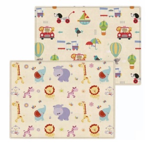Covor Termoizolant Gros, Happy Jungle, 200 x 180 x 1 cm, cu Doua Fete - Img 1