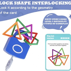 Joc Lacate Asociaza formele si culorile Shape Pairing Locks - Img 6