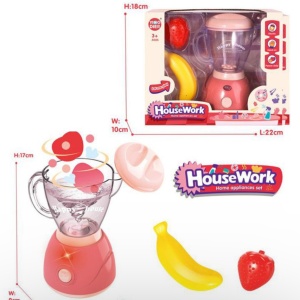 Jucarie interactiva Blender pentru sucuri Play at Home, roz - Img 4