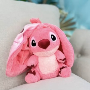 Jucarie reversibila 2 in 1 Lilo, 20 cm din plus, roz - Img 6