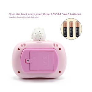 Jucarie senzoriala inteligenta Pop It cu lumini - Consola Interactiva Unicornul roz - Img 4