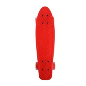 Penny Board Cu Lumini In Roti, rosu - Img 2
