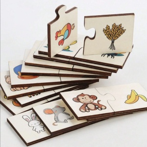 Puzzle de Asociere cu Animale si evolutia lor, 24 Piese - Img 5