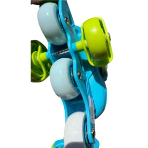 Role copii LW-R6BTS_A, cu roti ajutatoare, cu accesorii de protectie, masuri reglabile, albastru - Img 8