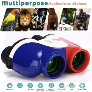 Set binoclu si busola multifunctionala, pentru drumetii si activitati in aer liber, multicolor - Img 8