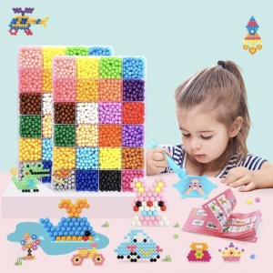 Set de creatie handmade cu 2200 margele magice Water Mist - Img 1