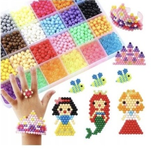 Set de creatie handmade cu 2200 margele magice Water Mist - Img 5