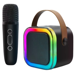 Set Karaoke cu Boxa Difuzor cu Microfon Wireless, cu bluetooth, acumulator - Img 1