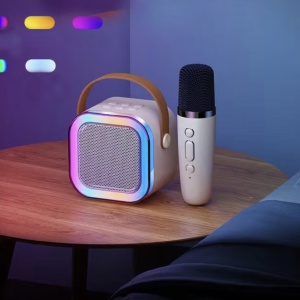 Set Karaoke cu Boxa Difuzor cu Microfon Wireless, cu bluetooth, acumulator - Img 4