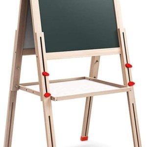 Tabla Jumbo cu Doua Fete, tip sevalet, inaltime reglabila, 148 cm, din lemn - Img 12