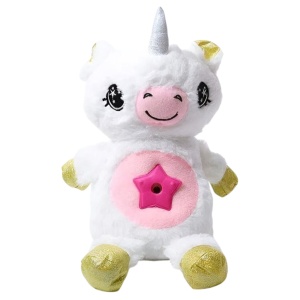 Unicornul Magic din plus cu muzica si proiectii de lumini, alb - Img 1