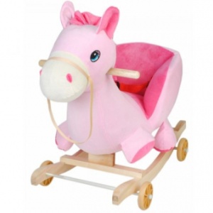 Unicornul Roz din plus, Balansoar si cu Roti - Img 9
