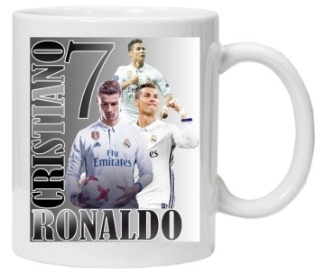 Cana inscriptionata cu textul "Cristiano Ronaldo - CR7", CRD PRINT
