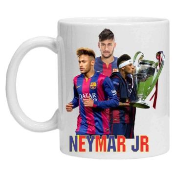 Cana personalizata cu imprimeu "MEYMAR JR", Alb, CRD PRINT - Img 3