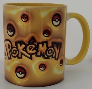Cana toarta si nterior galben personalizata "Pokemon", CRD PRINT