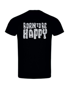 Tricou personalizat barbat, Born to be happy, CRD PRINT - Img 2