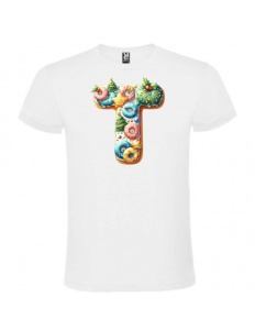 Tricou personalizat cu imprimeu de iarna "litera T", CRD PRINT