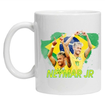 Cana personalizata cu imprimeu "MEYMAR JR - BRAZILIA", Alb, CRD PRINT - Img 2