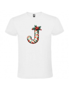 Tricou personalizat cu imprimeu de iarna "litera J", CRD PRINT