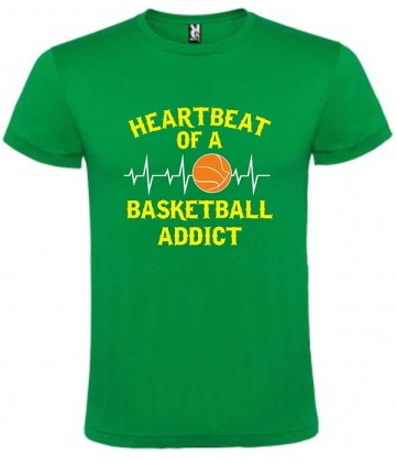 Tricou personalizat "Heartbeat of a basketball addict" , CRD PRINT - Img 5