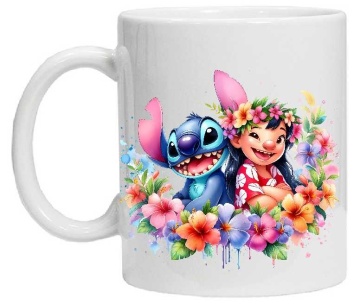 Cana personalizata cu imprimeu "LILO & STITCH 4", CRD PRINT - Img 2
