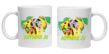Cana personalizata cu imprimeu "MEYMAR JR - BRAZILIA", Alb, CRD PRINT - Img 3