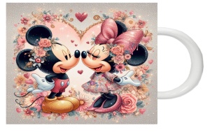 Cana personalizata "mickey si minnie 1", CRD PRINT - Img 1