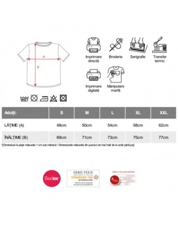 Tricou negru unisex personalizat , ""toti cred in ceva eu cred ca o sa merg la pescuit"",CRD PRINT - Img 5