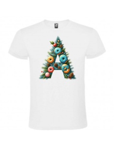 Tricou personalizat cu imprimeu de iarna "litera A", CRD PRINT