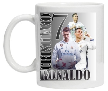 Cana inscriptionata cu textul "Cristiano Ronaldo - CR7", CRD PRINT - Img 2