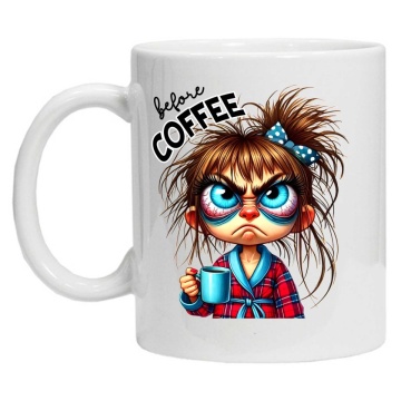 Cana personalizata cu imprimeu "inainte si dupa cafea - model 7", CRD PRINT - Img 3