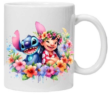 Cana personalizata cu imprimeu "LILO & STITCH 4", CRD PRINT - Img 1