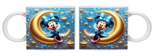 Cana personalizata "MInnie pe luna ", CRD PRINT - Img 3