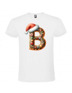Tricou personalizat cu imprimeu de iarna "litera B", CRD PRINT