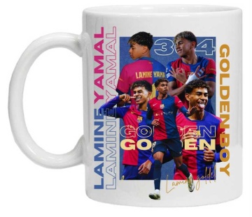Cana personalizata cu imprimeu "Lamine Yamal - Golden Boy", CRD PRINT - Img 3