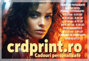 Printare 10 Magneti foto format 10 x 15 cm, CRD PRINT