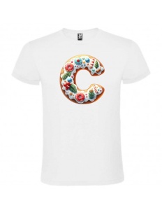 Tricou personalizat cu imprimeu de iarna "litera C", CRD PRINT