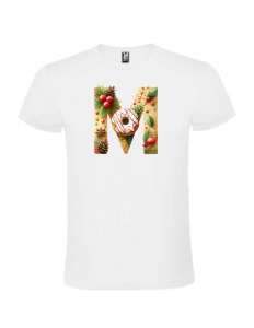 Tricou personalizat cu imprimeu de iarna "litera M", CRD PRINT