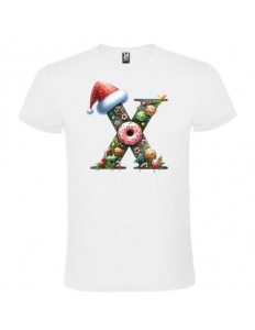 Tricou personalizat cu imprimeu de iarna "litera X", CRD PRINT