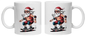 Cana personalizata cu imprimeu "MOS CRACIUN haios", model 6, CRD PRINT - Img 3