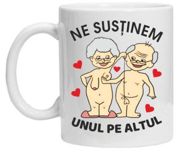Cana personalizata cu imprimeu "Ne sustinem unul pe altul",CRD PRINT - Img 3