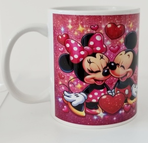 Cana personalizata "mickey si minnie 3", CRD PRINT - Img 1