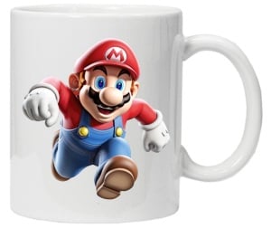 Cana personalizata "Super Mario 1", CRD PRINT - Img 1
