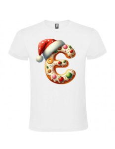 Tricou personalizat cu imprimeu de iarna "litera E", CRD PRINT
