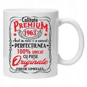cana Calitate Premium 1963 (daca doriti inscriptionarea cu alt an, se poate)
