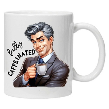 Cana personalizata cu imprimeu "inainte si dupa cafea - model 2", CRD PRINT - Img 3