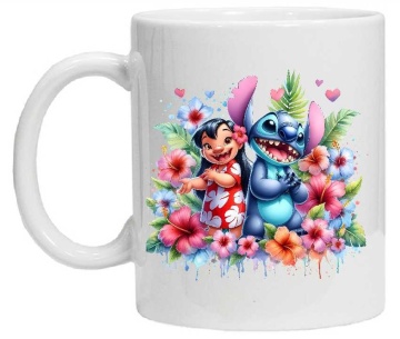 Cana personalizata cu imprimeu "LILO & STITCH 2", CRD PRINT - Img 2