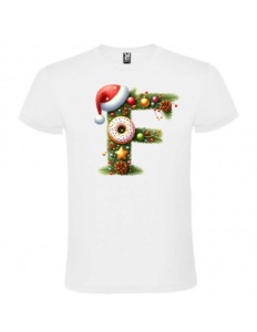 Tricou personalizat cu imprimeu de iarna "litera F", CRD PRINT