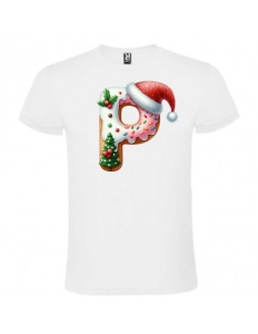 Tricou personalizat cu imprimeu de iarna "litera P", CRD PRINT